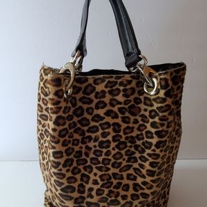 Authentic Maurizio Tatuti Cheetah Print Handbag